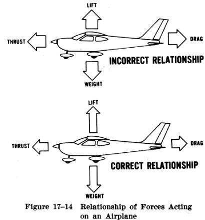 Forces Acting on the Airplane